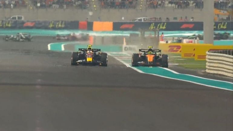 Le dépassement de Lando Norris sur Yuki Tsunoda a fait trembler les fans du Britannique : "On l'a forcé à franchir les limites de la piste"