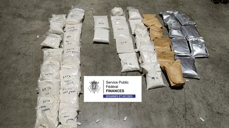70 kilos de kétamine saisis à Liège Airport