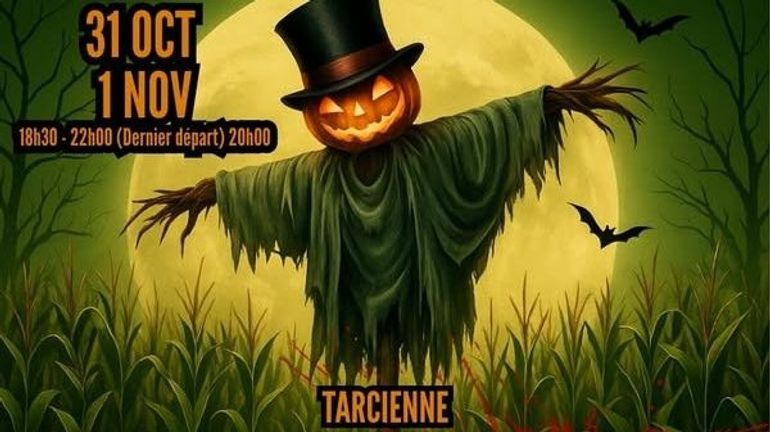 À Tarcienne, le labyrinthe de maïs se transforme en dédale d’Halloween