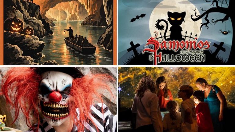 Les activités du week-end d'Halloween du 30 octobre au 1er novembre en Wallonie et à Bruxelles