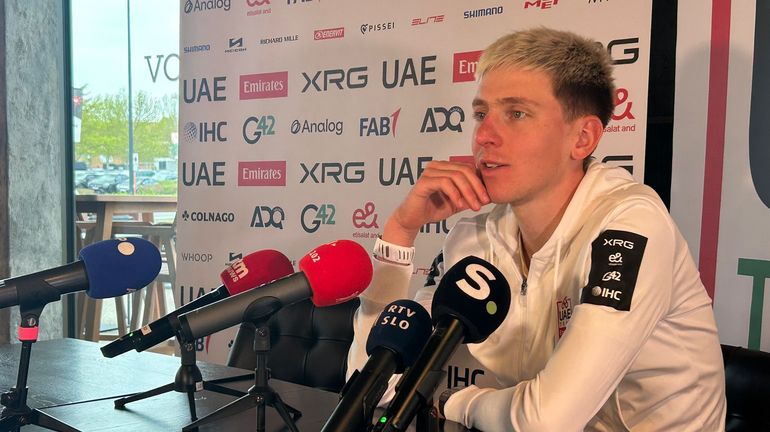 Tadej Pogacar avant le Tour des Flandres : 