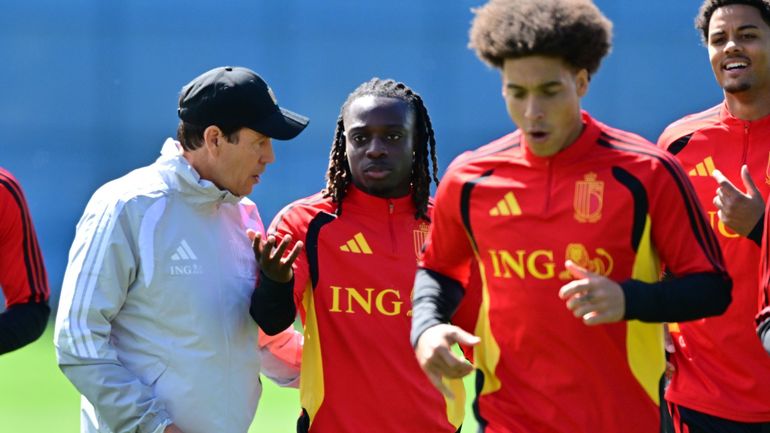 Entrainement des Diables : Jérémy Doku de retour, un 4e gard