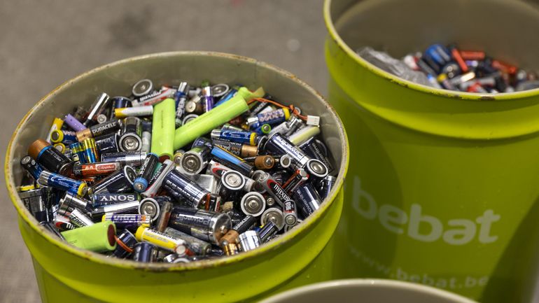 La Belgique, championne de la collecte de piles usagées