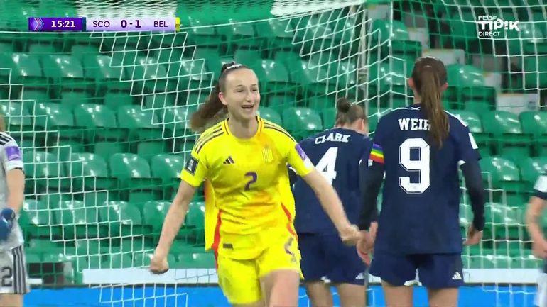 Direct vidéo, Red Flames : Écosse - Belgique, nos compatriotes mènent au score