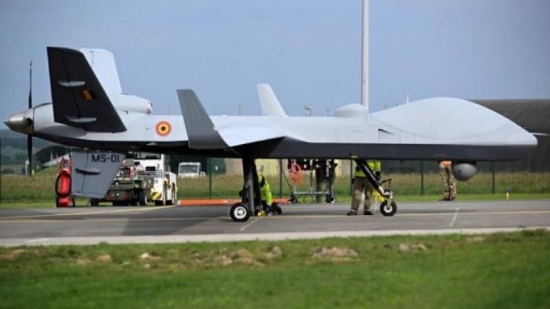 Le drone MQ-9B de la Défense a effectué ses premiers vols de nuit à Florennes