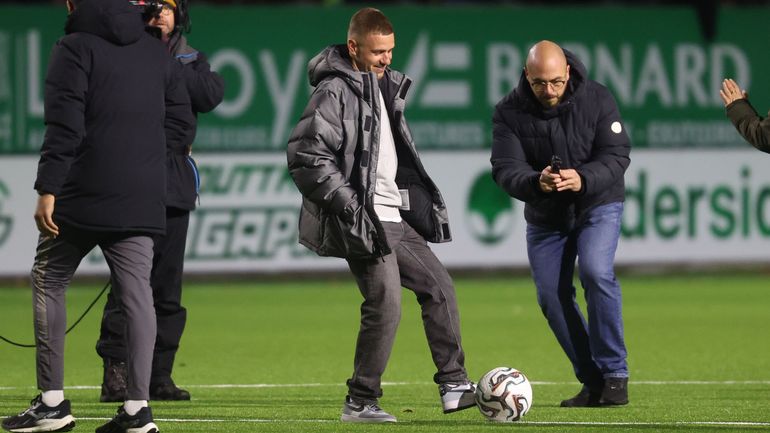 Remco Evenepoel, invité de prestige à la RAAL : "Presque un an que je n’avais pas vu un match d’Anderlecht"