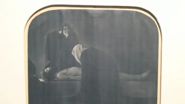 Pierre Dubreuil. Le Christ au Sépulcre 1900.