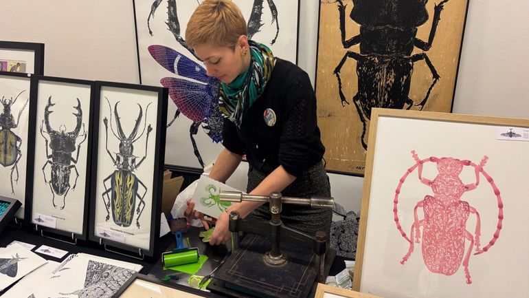 La Louvière : la gravure revendique ses lettres de noblesse lors du marché des créateurs La Louvière : la gravure revendique ses lettres de noblesse lors du marché des créateurs