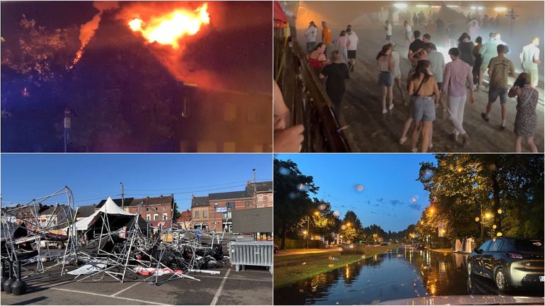 Les orages ont secoué la Belgique : un mort à La Hulpe, plusieurs blessés, des milliers d'impacts de foudre et des dégâts