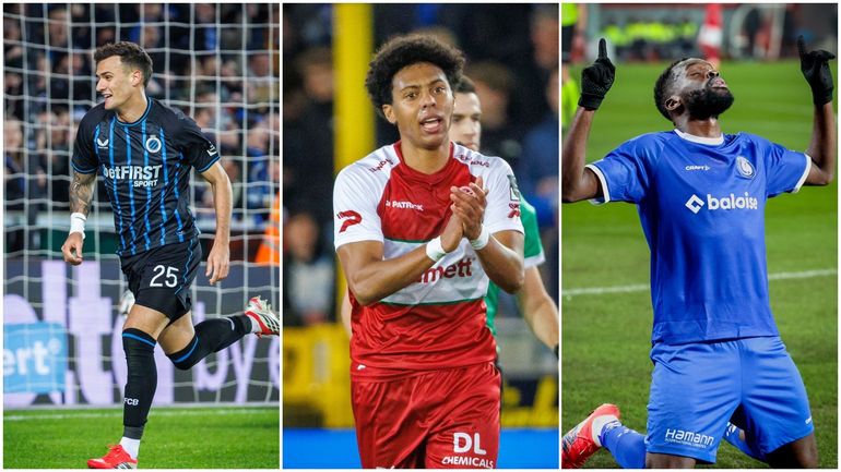 Un missile dans le plafond, deux lobs et un doublé dans le top 5 des buts de la 22e journée de Pro League