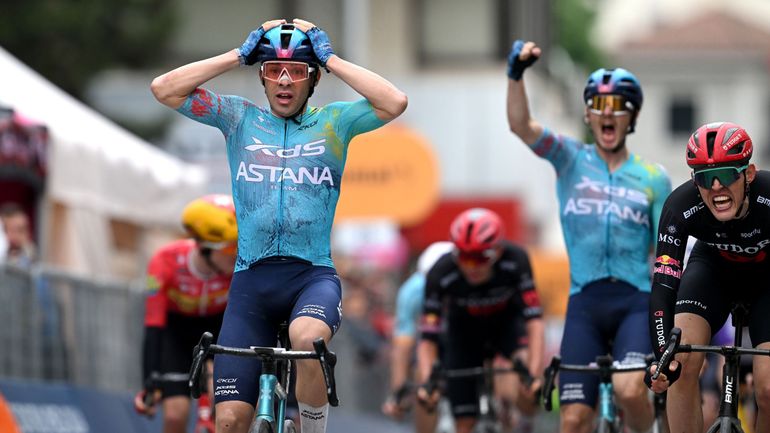 Giro 2026 : l'Uruguayen Guillermo Thomas Silva fait sensation sur la 2e étape, marquée par une grosse chute et l'attaque de Vingegaard