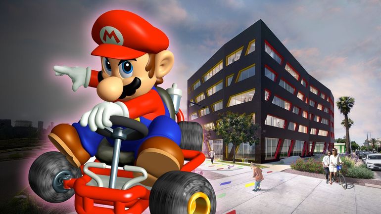 "Mario Kart" : un immeuble d’appartements inspiré de la "Route Arc-en-Ciel" a été inauguré aux États-Unis "Mario Kart" : un immeuble d’appartements inspiré de la "Route Arc-en-Ciel" a été inauguré aux États-Unis