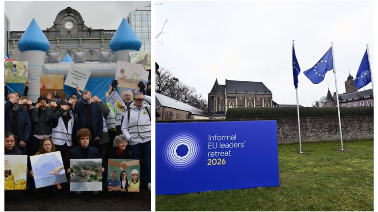 Alors que les dirigeants européens se réunissent à Alden-Biesen, la Coalition Climat les appelle "à revenir à la raison" depuis son propre "château" à Bruxelles