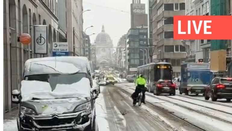 Direct - Neige en Belgique : retour à la normale progressif à Bruxelles mais la Belgique reste sous alerte jaune en raison de conditions glissantes