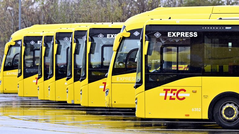 Les lignes privées du TEC roulent malgré la grève : "On fait le même métier, mais pas le même travail !"