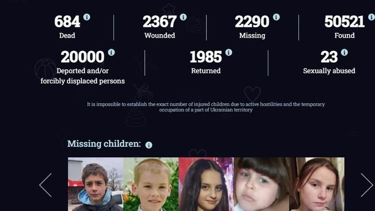 Des milliers d'enfants ukrainiens restent captifs en Russie, selon Zelensky