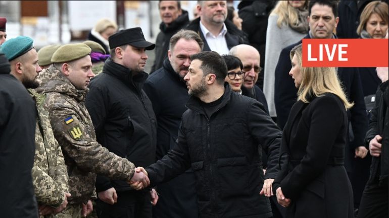Direct : 4 ans après l'invasion russe, l'Europe se mobilise à Kiev pour soutenir l'Ukraine