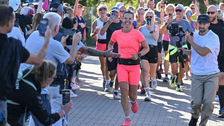 Record belge battu : l’Allemande Joyce Hübner enchaîne 367 marathons en 367 jours