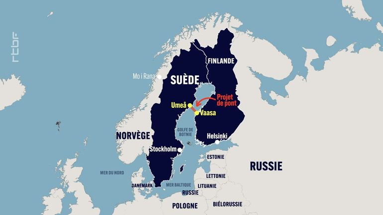 Un jour, une carte : relier la Suède et la Finlande par un pont ou un tunnel dans le nord de la Baltique, pour mieux faire front à la Russie