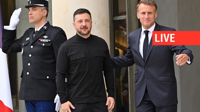 Direct - Guerre en Ukraine : le président ukrainien Zelensky sera reçu lundi par Macron à l'Elysée