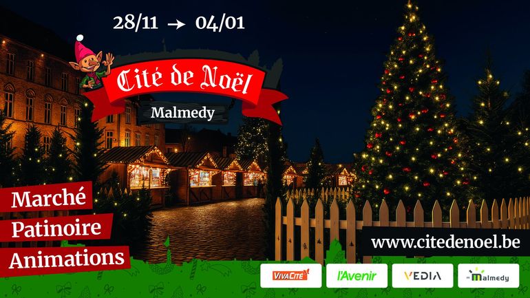La Cité de Noël ouvre ses portes jusqu’au 4 janvier en plein cœur de Malmedy