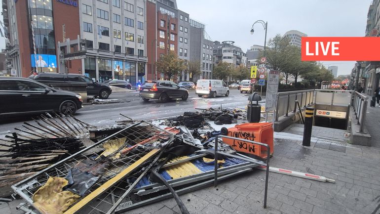 Direct - Manifestation nationale : des milliers de personnes attendues à Bruxelles, incendies et pagaille sur la petite ceinture ce matin