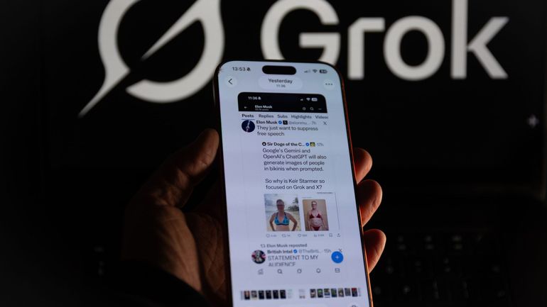 Images dénudées : le régulateur britannique ouvre une enquête contre le réseau social X pour des images publiées via son IA Grok