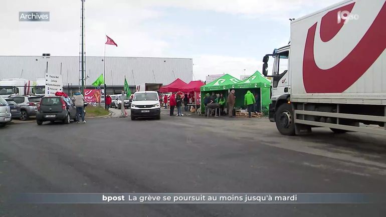 Bpost suspend son plan de transformation, mais la grève continue jusqu'à au moins mardi