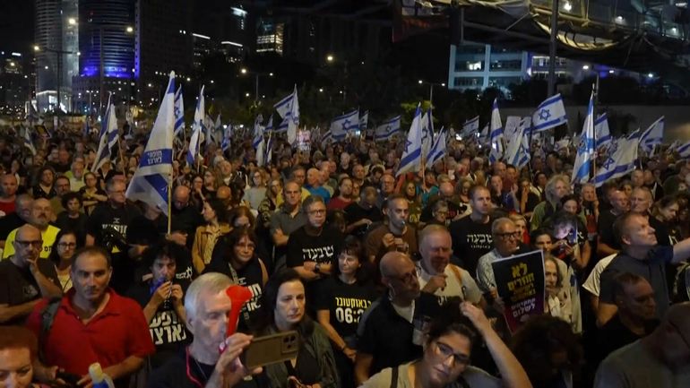 En Israël, les manifestants contre Benyamin Netanyahou et son gouvernement sont de retour dans les rues de Tel-Aviv