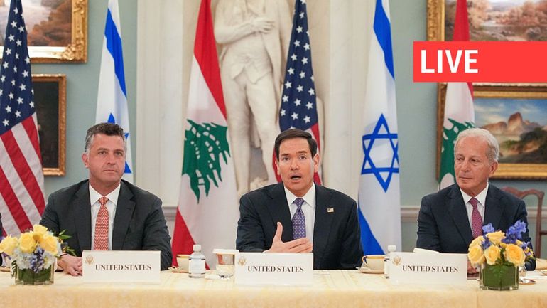 Direct - Guerre au Moyen-Orient : premiers pourparlers directs de paix depuis des décennies entre Israël et le Liban, une "occasion historique" dit Rubio