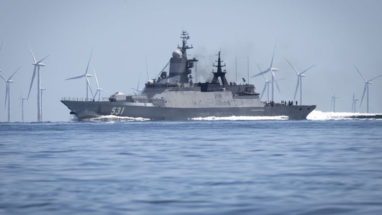 Un navire de guerre russe dans la Manche... pour un exercice de tir réel