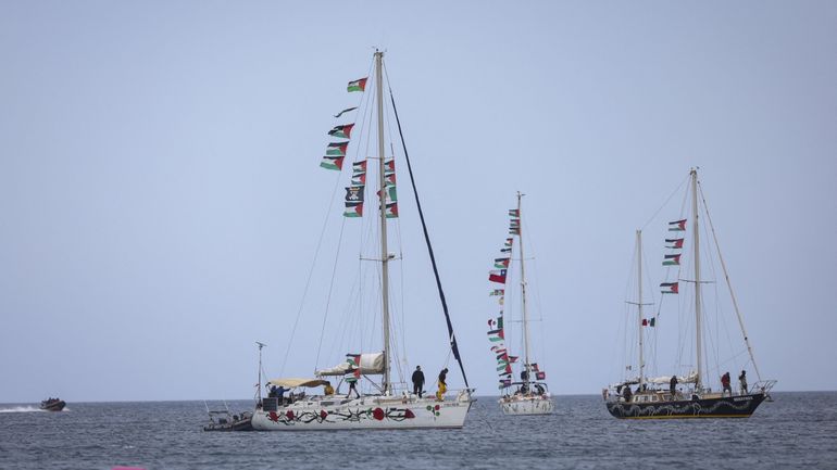 Les 430 membres de la nouvelle "flottille pour Gaza" transférés en Israël