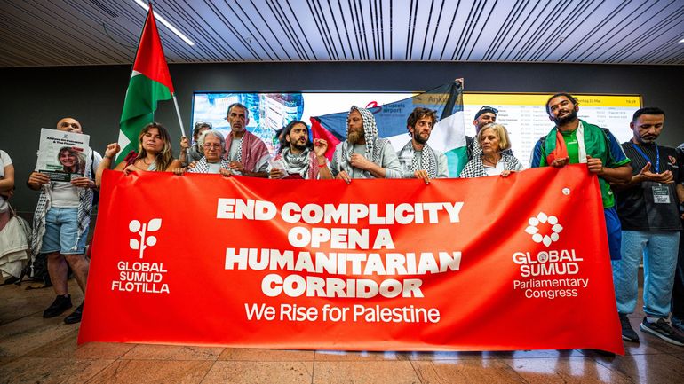 "Il y a eu des viols, notamment avec des armes à feu" : capturée par l'armée israélienne à bord d'une flottille vers Gaza, une activiste liégeoise témoigne de violences graves