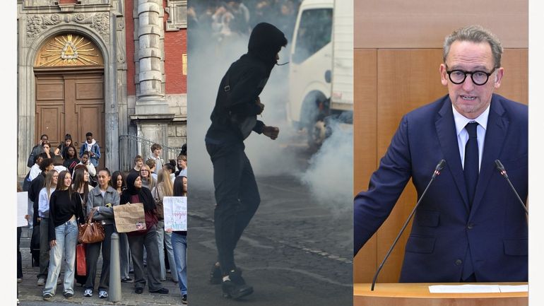Le récap du lundi 5 octobre : les manifs étudiantes en France et en Belgique et le budget du gouvernement bruxellois