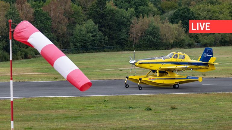 Direct - Incendie dans les Hautes Fagnes : l'incendie est circonscrit et contenu pour le moment, le travail se poursuit