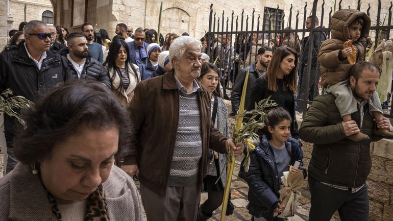 La police israélienne empêche le Patriarche latin de Jérusalem d'accéder au Saint-Sépulcre pour célébrer le dimanche des Rameaux