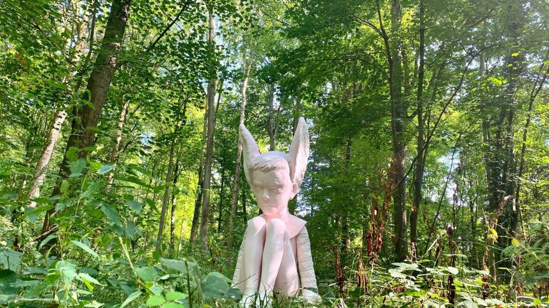 Miroirs, biënnale voor hedendaagse kunst, in het park van Enghien