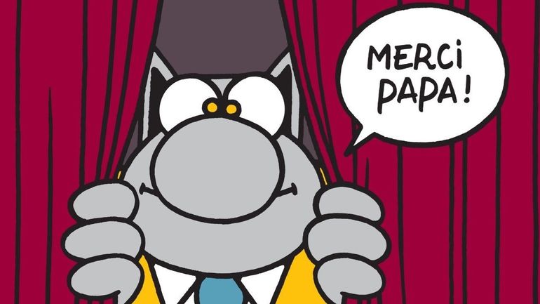 "A l’origine du Chat", celui de Philippe Geluck : "J’ai progressé en quatre décennies"