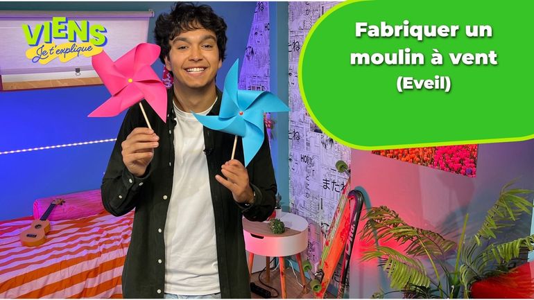 Je construis un moulin à vent : démonstration et quiz dans Viens, je t'explique