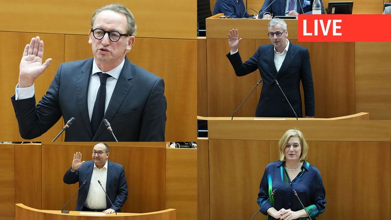 Direct - Gouvernement bruxellois : les membres du nouveau gouvernement ont prêté serment devant le Parlement