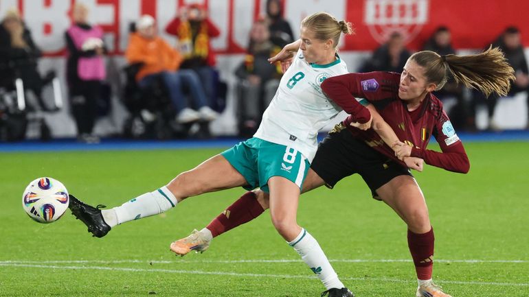 Direct vidéo - Belgique - Irlande : les Irlandaises climatisent le stade à l'entame des arrêts de jeu (2-1) Direct vidéo - Belgique - Irlande : les Irlandaises climatisent le stade à l'entame des arrêts de jeu (2-1)