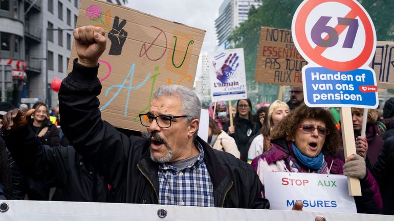 Manifestation nationale ce 12 mai : entre 40 et 75.000 manifestants ont donné de la voix dans les rues de Bruxelles