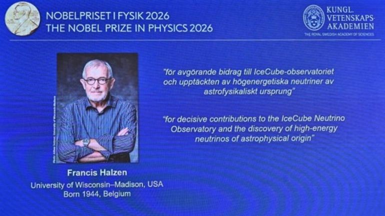 La réaction de Francis Halzen prix Nobel de physique : "Une reconnaissance pour ceux qui m'ont toujours soutenu"
