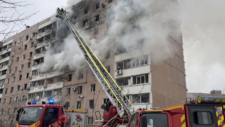 Guerre en Ukraine : des frappes russes causent au moins 32 blessés sur la ville de Zaporijjia et sa région Guerre en Ukraine : des frappes russes causent au moins 32 blessés sur la ville de Zaporijjia et sa région