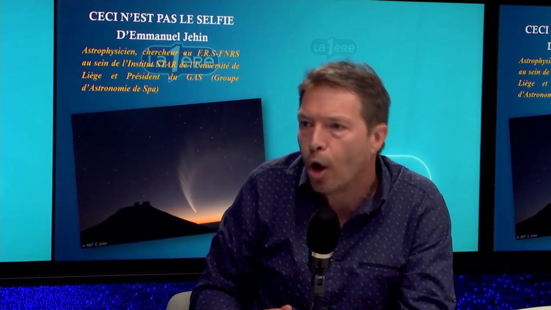 Ceci n'est pas un selfie Emmanuel Jehin, astrophysicien passionné et — free download
