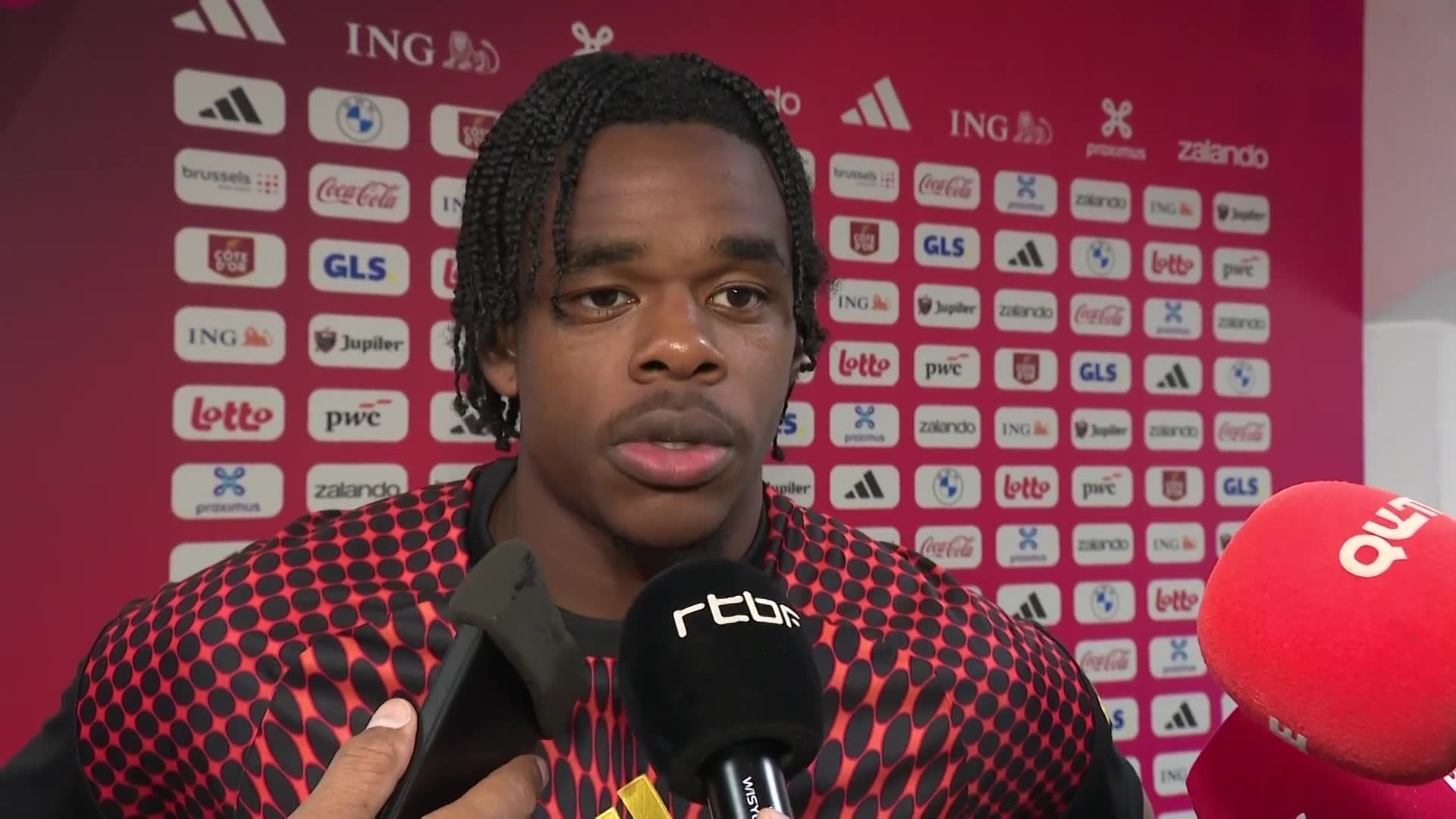 Maillot Des Diables Rouges Nathan Ngoy, patron de la défense des Diables Rouges :