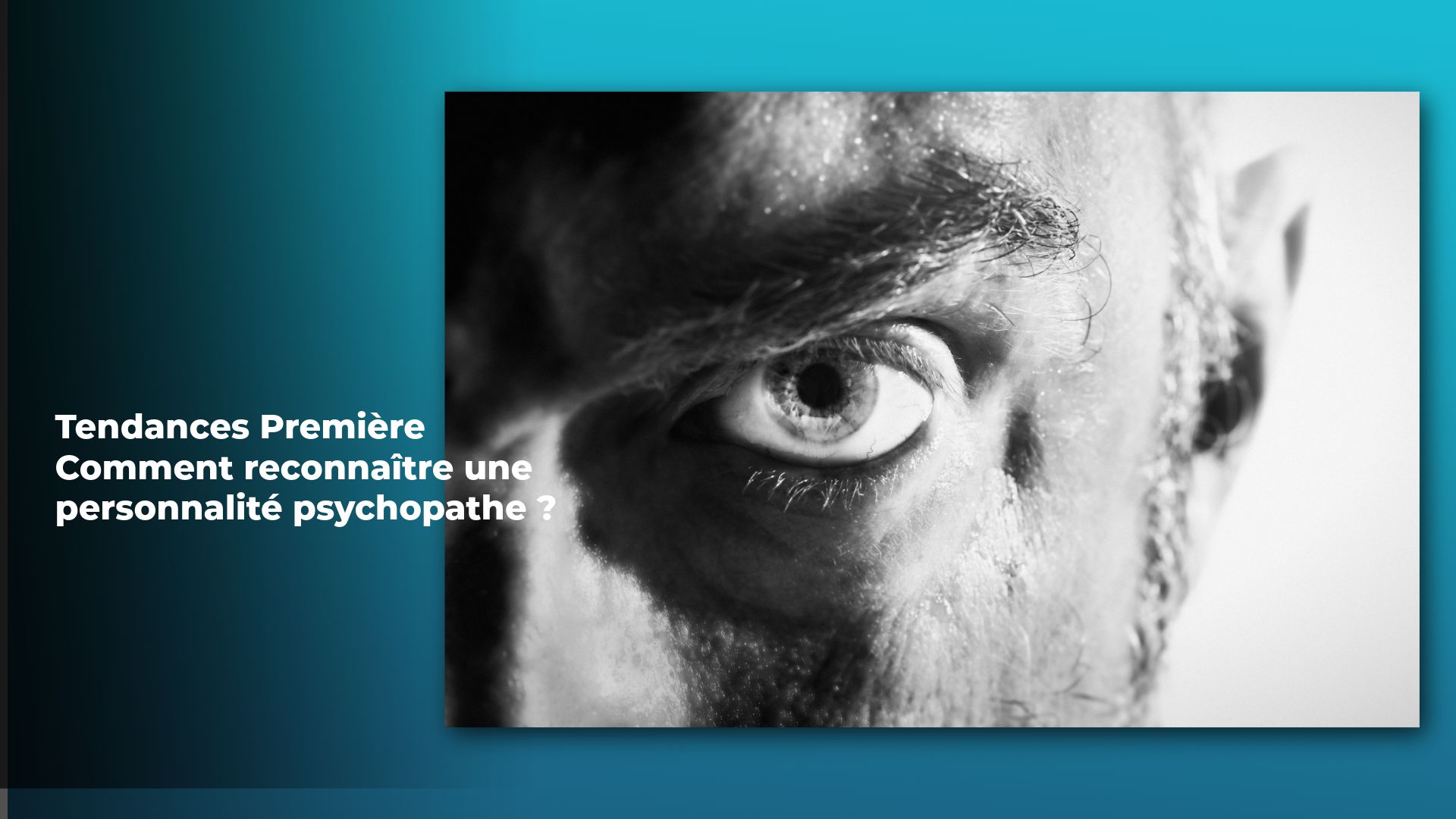 Psychopathe Tendances Première: Les Tribus - Comment reconnaître une personnalité ...