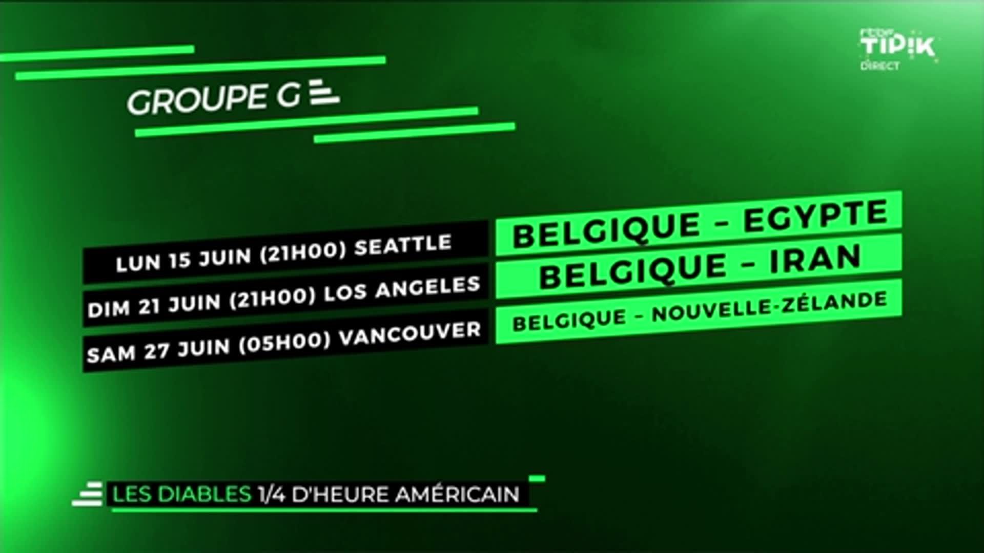 Tribune Diables Rouges Le plateau de La Tribune revient sur le tirage au sort des Diables ...