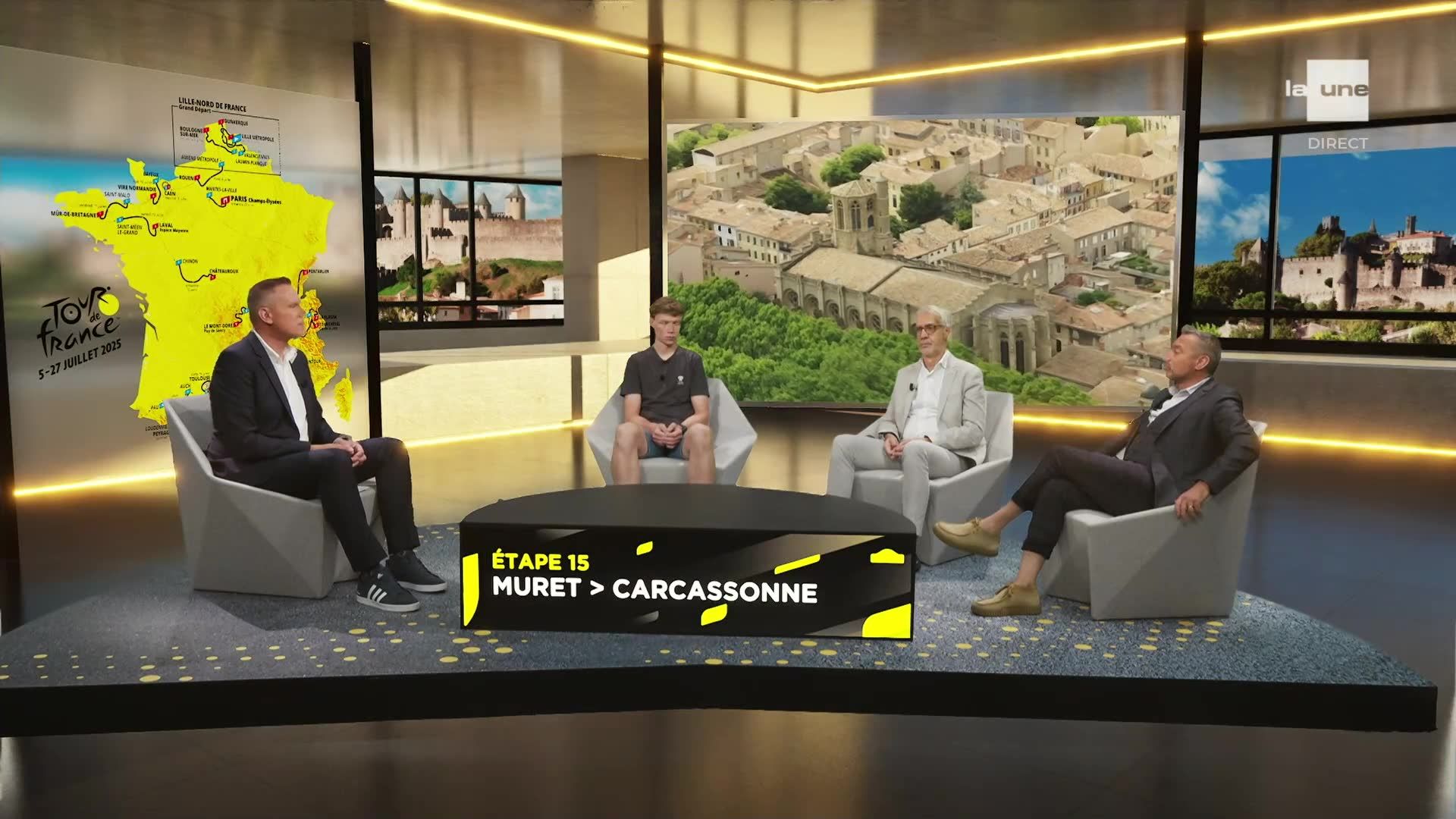L'équipe RTBF débriefe la 15e étape du Tour de France - Tour de France ...