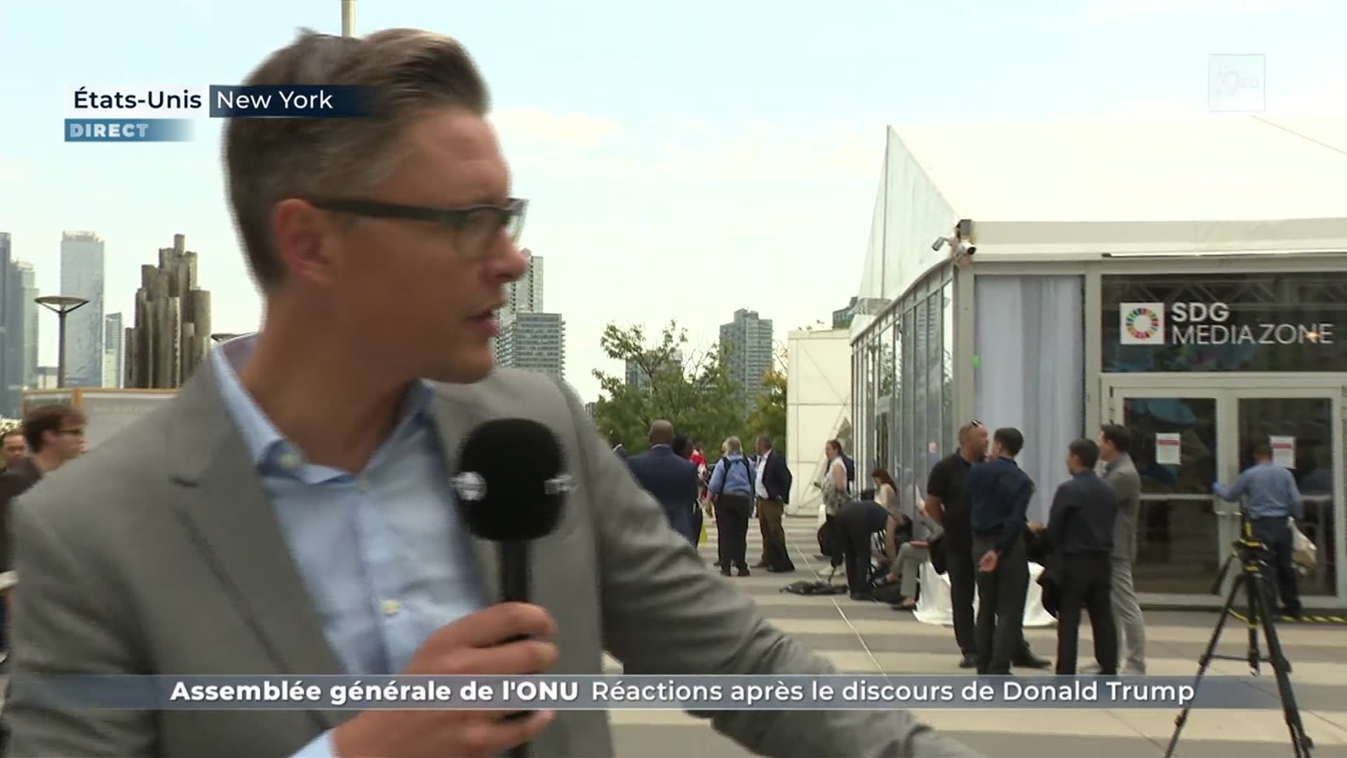 Streamer Raction Corner Assemblée générale de l'ONU / Réactions après le discours de Donald ...